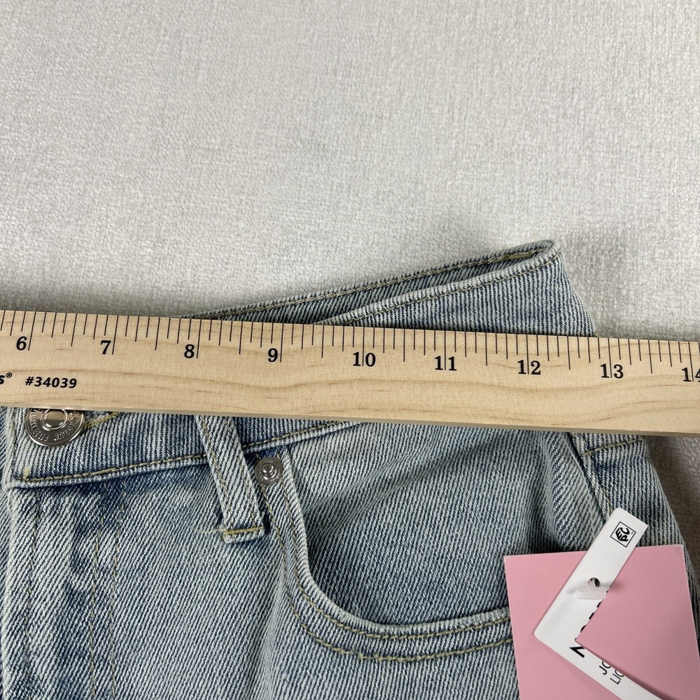 Juicy Couture Lunita Wide Leg Cargo Jeans Size 28 Medium Wash Y2K NWT($110) - Picture 5 of 13